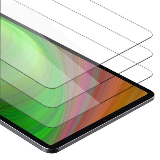 3x Szkło Hartowane Do Apple iPad PRO 2018 (12.9 cala) w KRYSTALICZNIE PRZEZROCZYSTE Folia pancerna Ochronny Tablet Tempered Glass Cadorabo Cadorabo