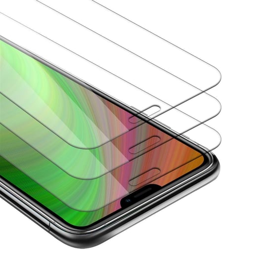 3x Szkło Hartowane Do Apple iPhone 12 / 12 PRO w KRYSTALICZNIE CZYSTE Folia pancerna Ochronny Tempered Glass Cadorabo Cadorabo