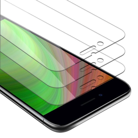 3x Szkło Hartowane Do Apple iPhone 6 / 6S Folia ochronny pancerna w PRZEZROCZYSTY Tempered Glass Cadorabo Cadorabo