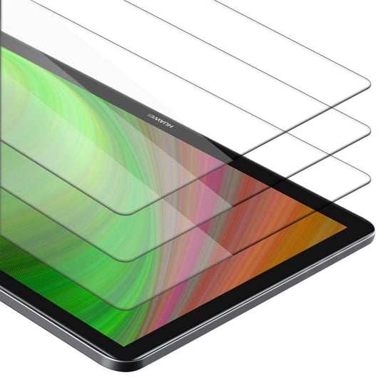 3x Szkło Hartowane Do Huawei MediaPad M5 / M5 PRO (10.8 cala) w KRYSTALICZNIE PRZEZROCZYSTE Folia pancerna Ochronny Tablet Tempered Glass Cadorabo Cadorabo