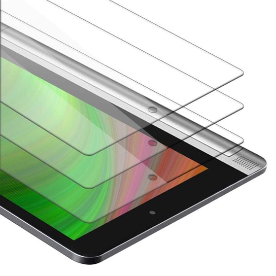 3x Szkło Hartowane Do Lenovo Yoga Tab 2 (10.1 cala) w KRYSTALICZNIE PRZEZROCZYSTE Folia pancerna Ochronny Tablet Tempered Glass Cadorabo Cadorabo