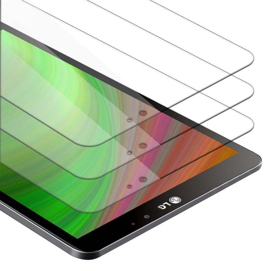 3x Szkło Hartowane Do LG G Pad 8.3 w KRYSTALICZNIE PRZEZROCZYSTE Folia pancerna Ochronny Tablet Tempered Glass Cadorabo Cadorabo