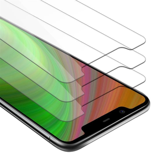 3x Szkło Hartowane Do Nokia 5.1 PLUS / X5 w KRYSTALICZNIE CZYSTE Folia pancerna Ochronny Tempered Glass Cadorabo Cadorabo