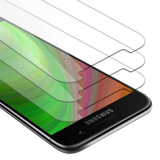 3x Szkło Hartowane Do Samsung Galaxy A5 2017 w KRYSTALICZNIE CZYSTE Folia pancerna Ochronny Tempered Glass Cadorabo Cadorabo