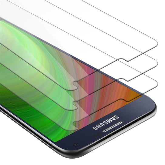 3x Szkło Hartowane Do Samsung Galaxy A7 2015 w KRYSTALICZNIE CZYSTE Folia pancerna Ochronny Tempered Glass Cadorabo Cadorabo