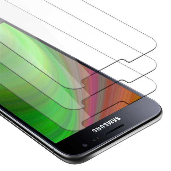 3x Szkło Hartowane Do Samsung Galaxy J3 2016 w KRYSTALICZNIE CZYSTE Folia pancerna Ochronny Tempered Glass Cadorabo Cadorabo