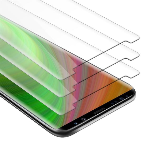 3x Szkło Hartowane Do Samsung Galaxy NOTE 8 w KRYSTALICZNIE CZYSTE Folia pancerna Ochronny Tempered Glass Cadorabo Cadorabo