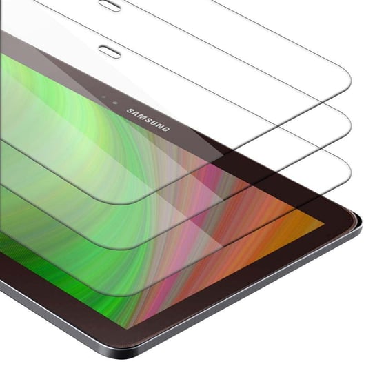 3x Szkło Hartowane Do Samsung Galaxy Tab 3 (10.1 cala) w KRYSTALICZNIE PRZEZROCZYSTE Folia pancerna Ochronny Tablet Tempered Glass Cadorabo Cadorabo