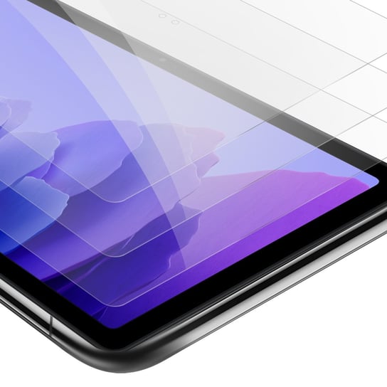 3x Szkło Hartowane Do Samsung Galaxy Tab A7 (10.4 cala) w KRYSTALICZNIE PRZEZROCZYSTE Folia pancerna Ochronny Tablet Tempered Glass Cadorabo Cadorabo
