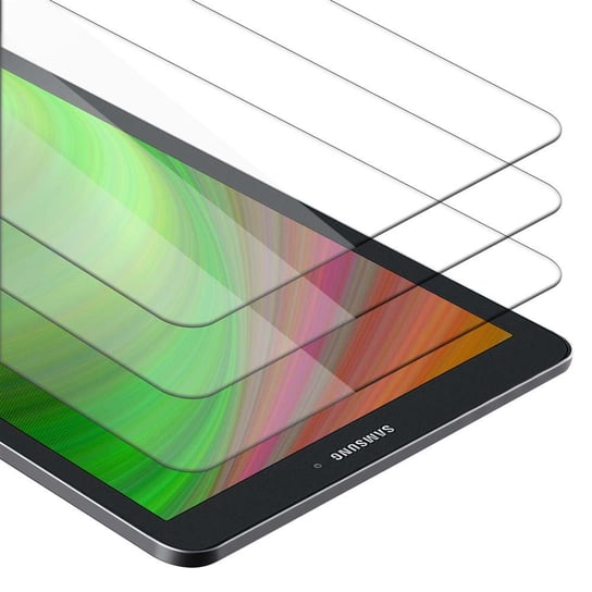 3x Szkło Hartowane Do Samsung Galaxy Tab E (9.6 cala) w KRYSTALICZNIE PRZEZROCZYSTE Folia pancerna Ochronny Tablet Tempered Glass Cadorabo Cadorabo