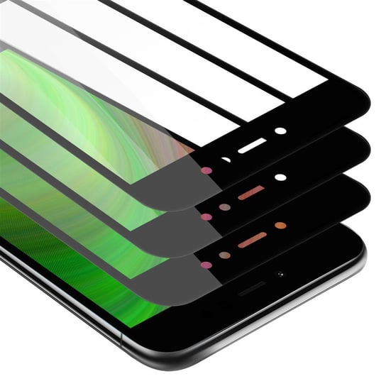 3x Szkło Hartowane Do Xiaomi RedMi NOTE 5A PRIME Folia pancerna Ochronny w PRZEZROCZYSTY Z CZARNYM Tempered Glass Cadorabo Cadorabo