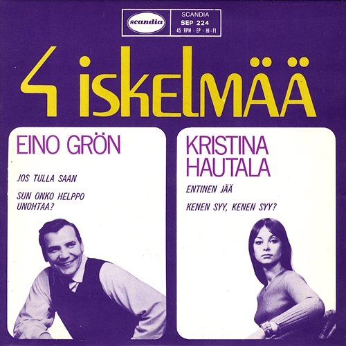 4 iskelmää Eino Grön ja Kristina Hautala