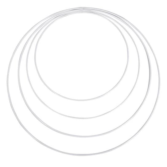 4 metalowe pierścienie Ø 15, 20, 25, 30 cm Youdoit