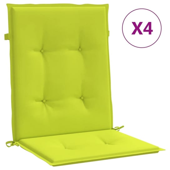 4-Piece Set of Outdoor Chair Cushions with Low Bac / AAALOE Inna marka