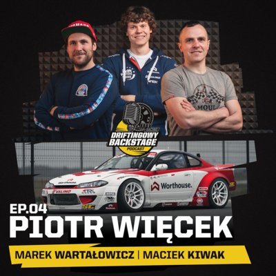 #4 Piotr Więcek - Driftingowy Backstage - podcast Marek Wartałowicz, Maciek Kiwak