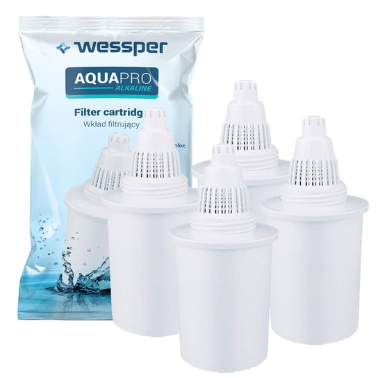 4 Szt Wkład Wody Dzbanka Wessper Aquapro Alkaline Wessper