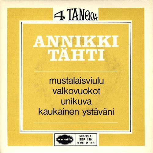 4 tangoa Annikki Tähti