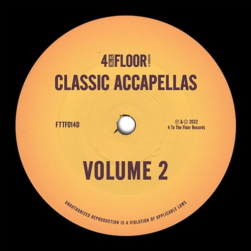 4 To The Floor Accapellas, Vol. 2 Various Artists