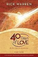 40 Days of Love Study Guide Warren Rick