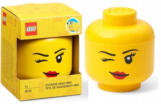 4033 - LEGO Pojemnik w kształcie głowy mrugającej minifigurki 0,36L LEGO