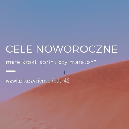 #42 Cele Noworoczne - małe kroki, sprint, czy maraton? - W związku z życiem - Autentyczne rozmowy (dla) kobiet - podcast Piekarska Agnieszka