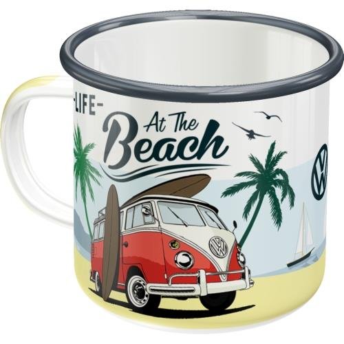 43218 Emaliowany Kubek VW Bulli-Beach Nostalgic-Art Merchandising