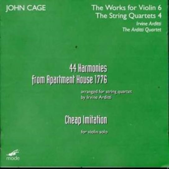 44 Harmonies from Apartment House 1776 (The Arditti Quartet) Cage John