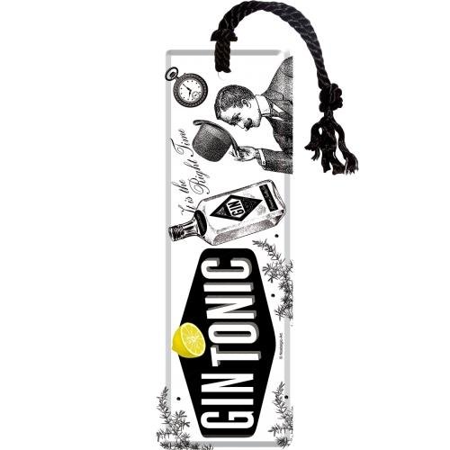 45046 Zakładka Metalowa Gin Tonic Nostalgic-Art Merchandising