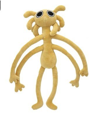 45cm pluszowa tęcza przyjaciele pluszowa zabawka postać z kreskówki miękki plusz - żółty OEM