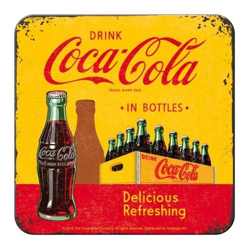46140 Podstawka Coca-Cola - In Bottles Y Nostalgic-Art Merchandising