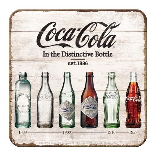 46141 Podstawka Coca-Cola - Bottle Timel Nostalgic-Art Merchandising