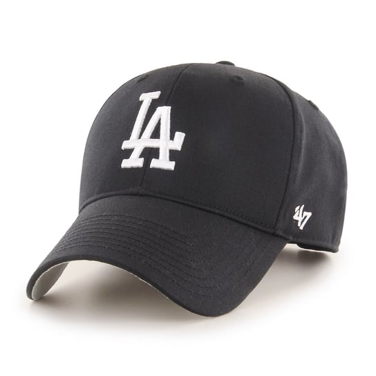 47 Brand, Czapka z daszkiem dziecięca MLB Los Angeles Dodgers Kids Cap, B-RAC12CTP-BKA, Czarna 47 Brand