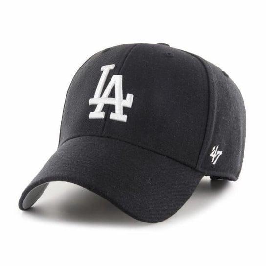 47 Brand, Czapka z daszkiem MLB Los Angeles Dodgers, B-MVP12-WBV-BKJ, Czarna 47 Brand