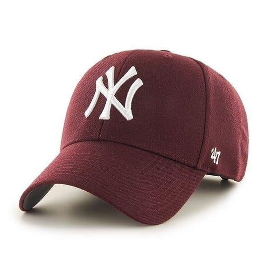 47 Brand, Czapka z daszkiem MLB New York Yankees, B-MVP17WBV-KMA, Bordowa 47 Brand
