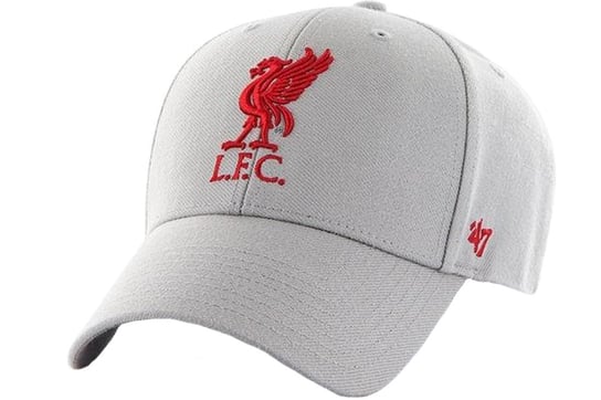 47 Brand EPL FC Liverpool Cap EPL-MVP04WBV-GY, Mężczyzna, Czapka z daszkiem, szara 47 Brand