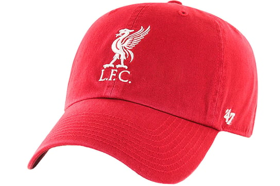 47 Brand EPL FC Liverpool Cap EPL-RGW04GWS-RDA, Mężczyzna, Czapka z daszkiem, Czerwona 47 Brand