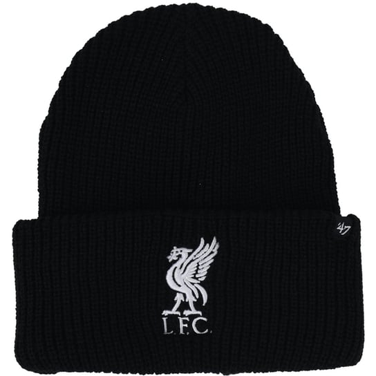 47 Brand EPL Liverpool FC Cuff Knit Hat EPL-UPRCT04ACE-BK, męska czapka czarna 47 Brand
