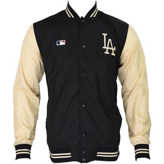 47 Brand Los Angeles Dodgers Drift Track Jacket 681658AA-554376, Mężczyzna, Kurtka, Czarny 47 Brand