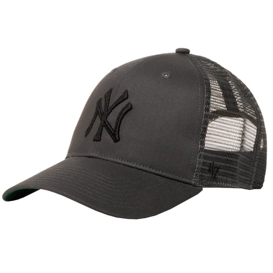 47 Brand MLB New York Yankees Branson Cap B-BRANS17CTP-CCA, Mężczyzna, Czapka z daszkiem, Szary 47 Brand