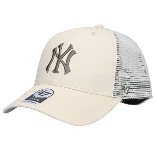 47 Brand MLB New York Yankees Branson Cap B-BRANS17CTP-NTI, Mężczyzna, Czapka z daszkiem, Beżowy 47 Brand