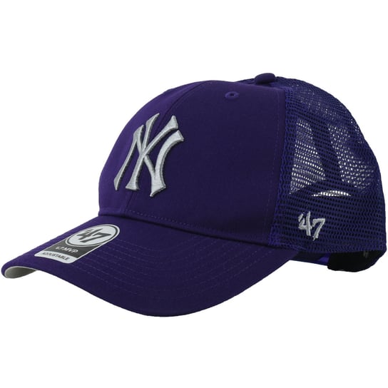 47 Brand MLB New York Yankees Branson Cap B-BRANS17CTP-PPA, Mężczyzna, Czapka z daszkiem, Fioletowy 47 Brand
