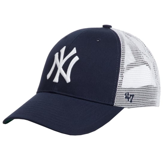 47 Brand MLB New York Yankees Branson Kids Cap B-BRANS17CTP-NY-KID, dla chłopca, Czapka z daszkiem, Granatowy 47 Brand
