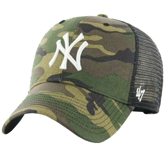 47 Brand MLB New York Yankees Branson Kids Cap B-CBRAN17GWP-CMF-KID, dla chłopca, Czapka z daszkiem, Zielony 47 Brand