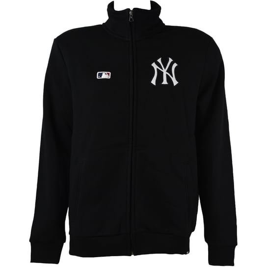 47 Brand MLB New York Yankees Core 47 Islington Track Jacket 546589, Mężczyzna, Bluza sportowa, Czarny 47 Brand