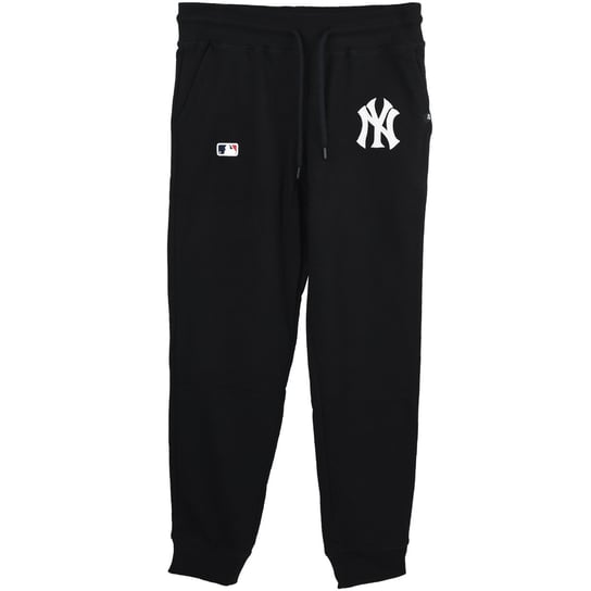 47 Brand MLB New York Yankees Embroidery Helix Pants 544299, Mężczyzna, Spodnie, Czarny 47 Brand