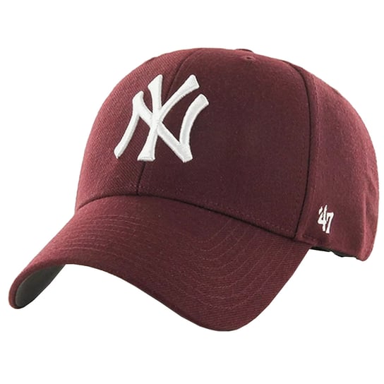 47 Brand MLB New York Yankees Kids Cap B-RAC17CTP-KM dla chłopca czapki z daszkiem bordowa 47 Brand