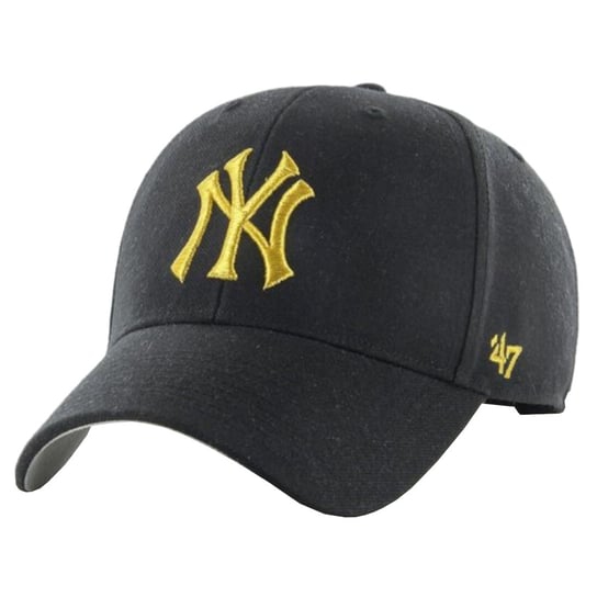 '47 Brand MLB New York Yankees Metallic Snap ''47 MVP B-MTLCS17WBP-BKE, męska czapka z daszkiem czarna' 47 Brand
