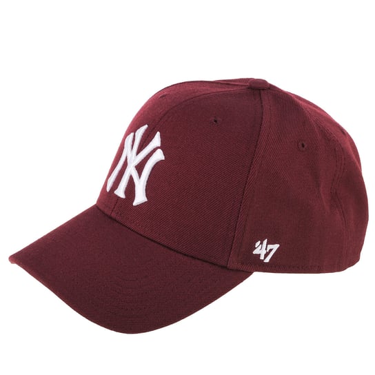 47 Brand MLB New York Yankees MVP Cap B-MVPSP17WBP-KMD, Kobieta/Mężczyzna, Czapka z daszkiem, Bordowy 47 Brand