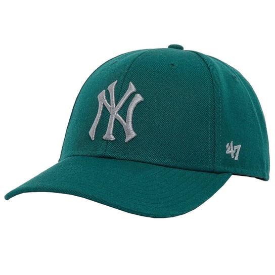 47 Brand MLB New York Yankees MVP Cap B-MVPSP17WBP-PGB, Kobieta/Mężczyzna, Czapka z daszkiem, Zielony 47 Brand
