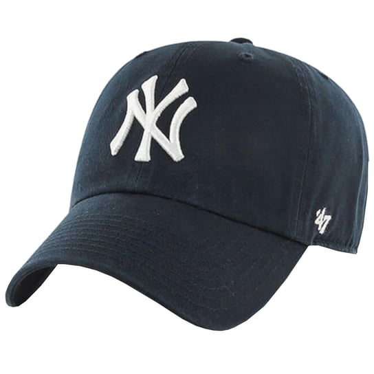47 Brand New York Yankees Clean Up Cap B-RGW17GWS-HM, unisex czapka z daszkiem granatowa 47 Brand